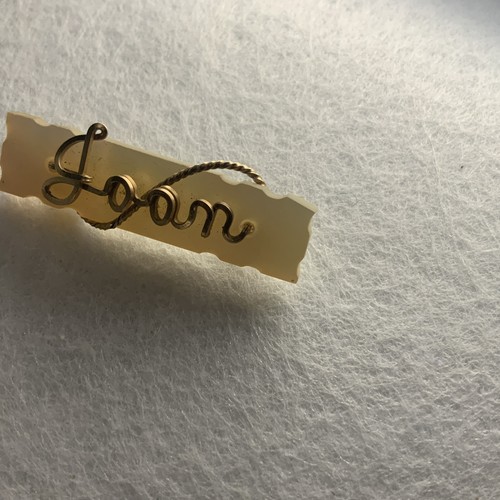 Antique mother pearl scroll - antique, of