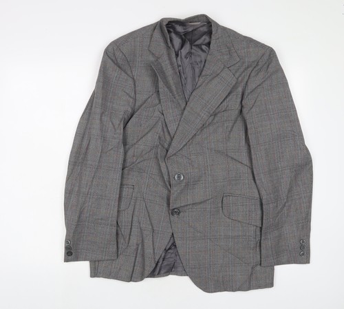 Alexandra mens grey plaid wool - mens,
