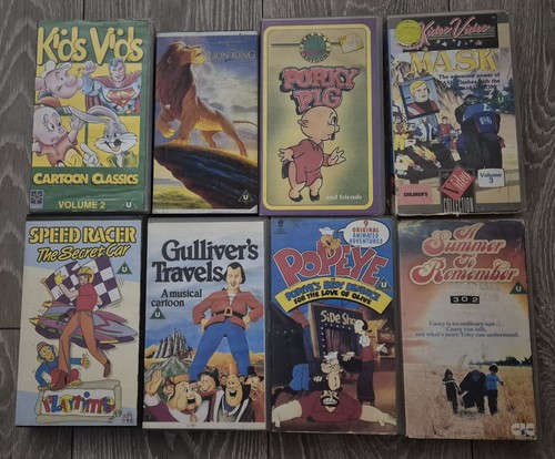 Old kids vhs - 8, x