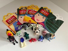 Vintage McDonalds Happy Meal Toys 1998 - Mulan and Boxes
