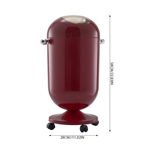 Plastic luxury wheeled bin - plastic,