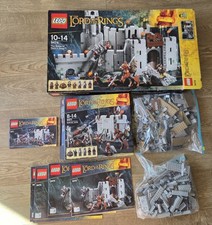 LEGO the LOTR the Battle of Helms Deep 9474 + Uruk-Hai Army 9471 - Build Only