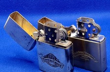 Two brass petrol lift top - petrol,