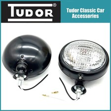 5" Inch Pair Black Halogen