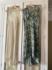 Joseph Watercolor Floral Printed Silk Sleeveless Battersea Dress Size S