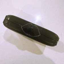 Lulu Guinness Shiny Patent Leather Fifi Black Lips Clutch Bag - New