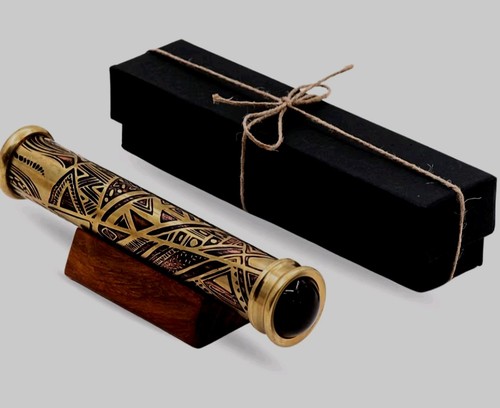 Brass handmade teleidoscope - brass,