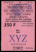 Ticket 1983 rsc anderlecht - ticket,
