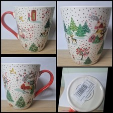 Rare Christmas Cath Kidston Stanley Shine Bright  1x Large Mug Red Handle