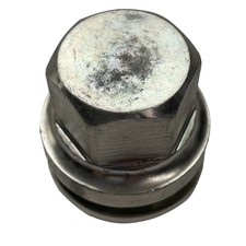 SINGLE Silver Alloy Wheel Nut Kit for Land Rover Classic Defender 27mm Flat End 