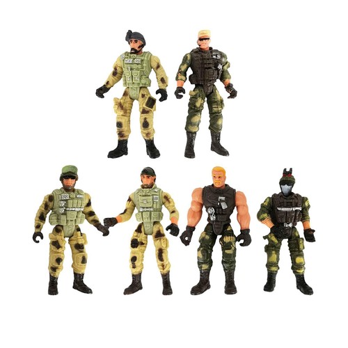 6pcs figures toy - toy, simulation