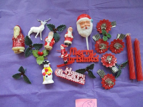 Vintage christmas cake - christmas, toppers