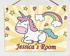 Personalised UNICORN DOOR