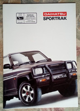 Daihatsu Sportrak ELi ELXi STi UK market brochure. Excellent condition. 16 pages