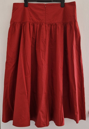 Primark dark red pleated - primark,