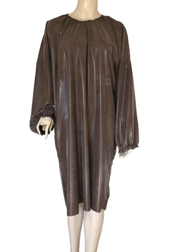 Latex dress long rubber gown - dress,