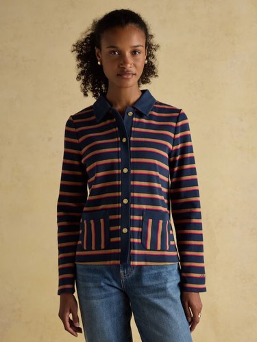 Premium ribbed navy tan pink - ribbed,