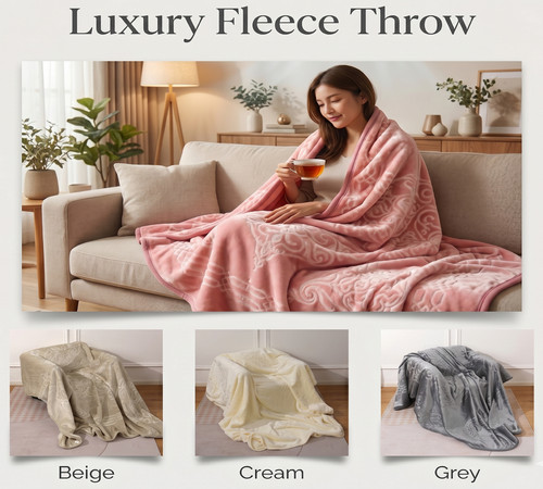 Extra large fleece embossed - large,