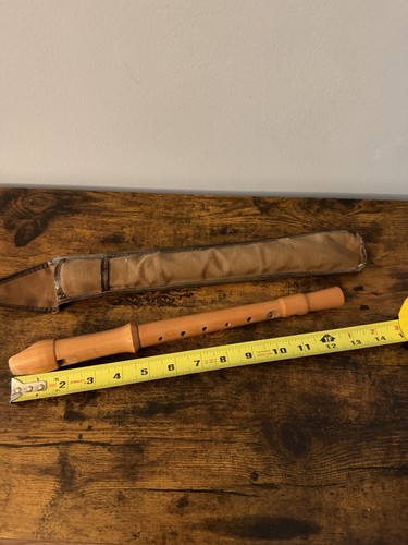 Vintage wooden recorder - wooden,