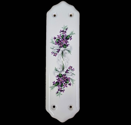 White porcelain fingerplate - white,