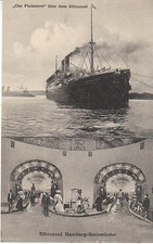 'Cap Finisterre' over Elbe