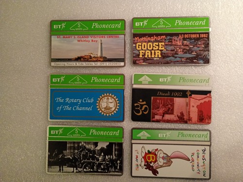 Telephone cards btg various - btg,