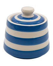 Cornishware Blue Covered Sugar Bowl