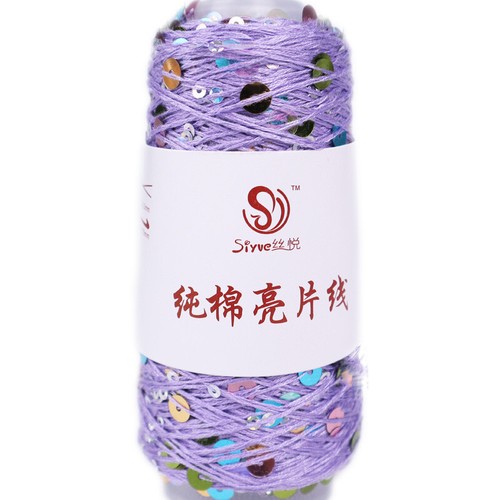 50g 160m sequin cotton yarn - 160m,