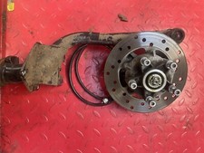 vespa gts 125 Front Fork leg,hub And Disc Chrome Cover + Speedo Cable 2007 Bike