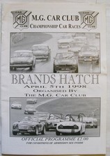 BRANDS HATCH 5 Apr 1998 MG Car
