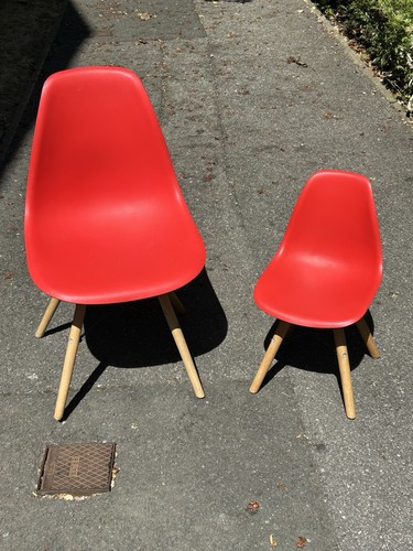 Red eames style dsw - dsw, dining