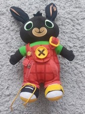 Bing Bunny Learn To Dress Soft Plush Tie Laces Button Zip Plush 2016 Mattel!!!