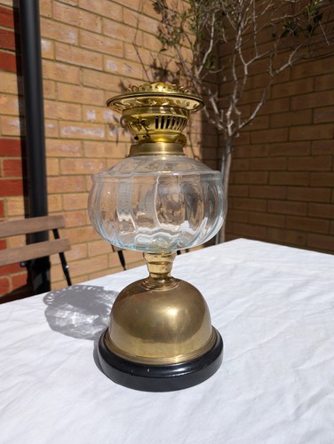 Antique brass oil - oil, lamp