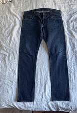 TWC The Workers Club 001 Men's Raw Indigo Straight Fit. Selvedge Jeans 34 waist
