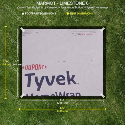 Tyvek footprint for the marmot - for,