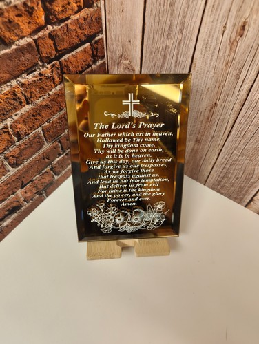 The lord prayer glass mirror - lord's,