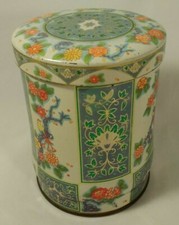 Vintage Daher Tin Floral Bird