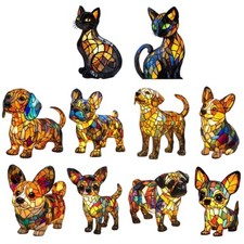 LED Dog Series Art Night Light