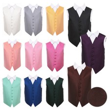 Boys Waistcoat Woven Greek Key