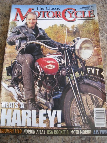 Classic motor cycle may - cycle, 1995