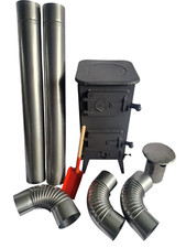 Log wood burner stove - wood,