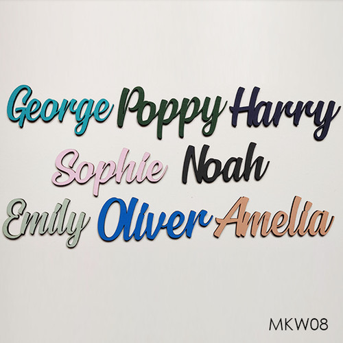 Personalised wooden script