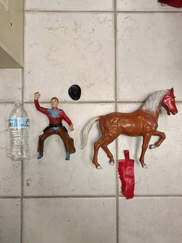 Antique rare plastic - toy, horse
