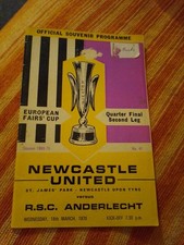 Newcastle United v Anderlecht