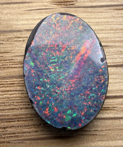 Opal doublet black - opal,