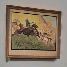 Original Western Watercolor