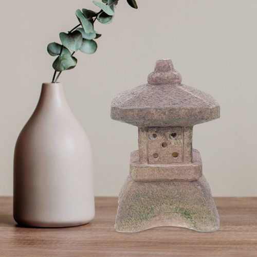 3pcs resin craft solar pagoda - resin,
