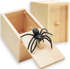 Spider In A Box Prank Wooden