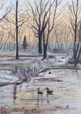 Original Pastel Landscape