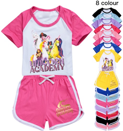 Girls unicorn academy print - unicorn,